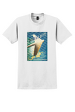 Deruluft Berlin-Moscow T-Shirt - Vintage Stylized Aircraft Poster - White