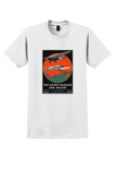 KLM Dutch Swedish Air Route T-Shirt - Vintage Red Sun Poster - White