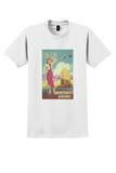 Northwest Orient Hong Kong T-Shirt - Vintage Pink Cheongsam Poster - White