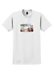 Pan Am Hawaii T-Shirt - Vintage 1938 Flying Clipper Poster - White