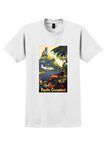 Pan Am South Sea Islands T-Shirt - Vintage Cruisebird Poster - White