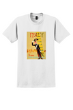Pan Am Italy T-Shirt - Aaron Fine Carabiniere Poster - White