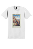 Pan Am Peru T-Shirt - Vintage Inca Ruins Poster - White