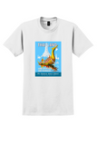 Pan Am Thailand T-Shirt - Vintage Royal Barge Poster - White