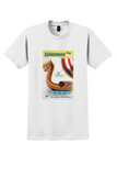 Pan Am Scandinavia T-Shirt - Vintage Viking Longship Poster - White