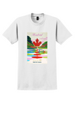 Royal Air Maroc Montreal T-Shirt - Vintage Maple Leaf Poster - White
