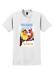 Sabena Spain T-Shirt - Vintage Flamenco Dancer Poster - White