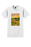 Abruzzo T-Shirt - Alicandri Mountain Village Travel Poster - White