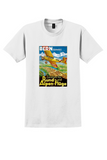 Bern T-Shirt - Vintage 1929 Alpine Flights Biplane Poster - White