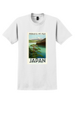 Japan Mt. Fuji T-Shirt - Vintage "Peerless Mt. Fuji" Railway Poster - White