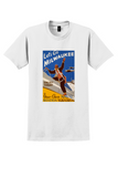 US Navy Milwaukee T-Shirt - Kreuter "Let's Go Milwaukee" Poster - White