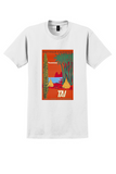 TAI Nouvelle-Calédonie T-Shirt - Vintage Island Poster - White