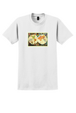 TAI T-Shirt - Bayle Double-Hemisphere World Map Poster - White