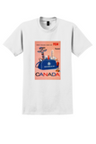 TCA Canada T-Shirt - Vintage "Only Hours Away" Poster - White