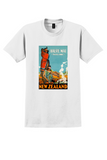 New Zealand T-Shirt - Vintage Haere Mai Welcome Poster - White