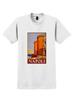 Napoli T-Shirt - Vintage Castel Nuovo Poster - White