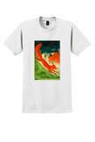 USSR Hunting T-Shirt - Vintage Leaping Fox Poster - White