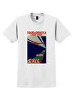 Transadriatica Venezia-Roma T-Shirt - Vintage Red Plane Poster - White
