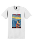 Visit Java T-Shirt - Vintage Javanese Dancer Poster - White
