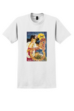 United Air Lines Hawaii T-Shirt - Vintage Flower Lei Poster - White