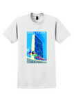 United Air Lines New York T-Shirt - Binder United Nations Poster - White