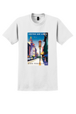United Air Lines San Francisco T-Shirt - Vintage Chinatown Lanterns Poster - White
