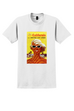 United Air Lines Southern California T-Shirt - Galli Sunglasses Poster - White