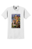 United Air Lines Southern California T-Shirt - Vintage Sunshade Poster - White