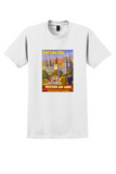 Western Air Lines Salt Lake City T-Shirt - Vintage Temple Poster - White