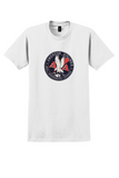 American Airlines T-Shirt - Vintage Mail Passengers Express Sticker - White