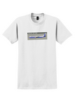 Boeing 767-300 T-Shirt - Vintage Profile Bag Sticker - White