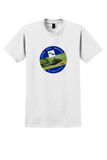 EH101 Helicopter T-Shirt - Vintage EH Industries Utility Sticker - White