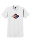 East African Airways T-Shirt - Vintage Leaping Lion Bag Sticker - White