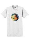 Eastern Air Lines T-Shirt - Vintage New York Express Bag Sticker - White