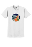 Eastern Air Lines T-Shirt - Vintage Washington Express Bag Sticker - White