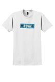 BOAC T-Shirt - Vintage Fly B.O.A.C. Bag Sticker - White