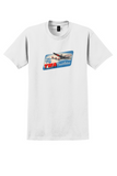 TWA T-Shirt - Vintage Fly TWA Constellation Bag Sticker - White