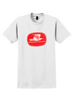 Hawaiian Airlines T-Shirt - Vintage HAL Bird Bag Sticker - White