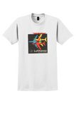 Lufthansa T-Shirt - Vintage Four Jets German Airlines Sticker - White