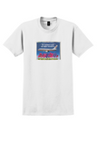 Air Holland T-Shirt - Vintage Trekt De Wijde Wereld In Sticker - White