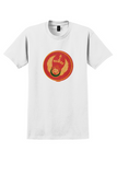 Air Maroc T-Shirt - Vintage Winged Roundel Bag Sticker - White