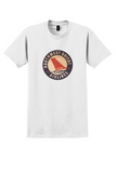 Northwest Orient T-Shirt - Vintage Red Tail Roundel Bag Sticker - White