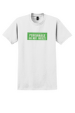 Pacific Western Airlines T-Shirt - Vintage Perishable Do Not Freeze Label - White