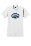 Pan Am T-Shirt - Vintage Australia Flying Clippers Bag Sticker - White