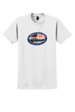 Pan Am T-Shirt - Vintage Hawaii Flying Clippers Bag Sticker - White