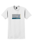 Air New Zealand T-Shirt - Vintage Engineering 737-200 Bag Sticker - White