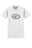 Panagra T-Shirt - Vintage La Ruta Panagra Bag Sticker - White