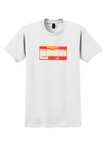 SAS T-Shirt - Vintage SAS Cargo Priority Waybill Label - White