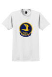 SILA T-Shirt - Vintage Swedish Intercontinental Airlines Sticker - White