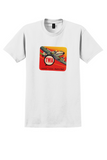 TWA T-Shirt - Vintage Shortest Fastest Coast to Coast Sticker - White